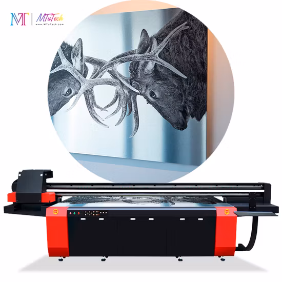 Digital Large Format 2513 2030 UV Flatbed Printer for Dibond Metal Correx Foamex Printing