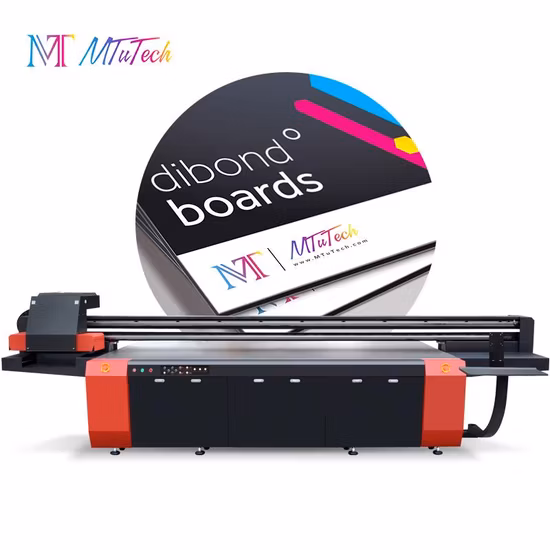 Digital Large Format 2513 2030 UV Flatbed Printer for Dibond Metal Correx Foamex Printing