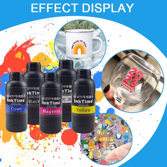 Produttori di origine Inchiostro per stampante UV a superficie piana da 000 ml. Inchiostro pigmentato UV